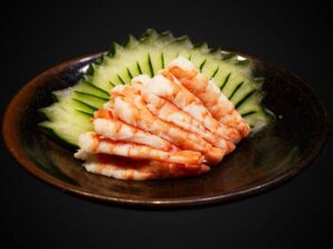 Sashimi camarão (5 fatias)