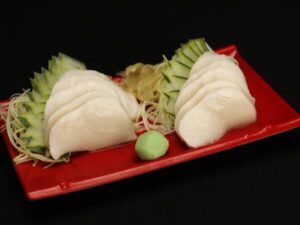 Sashimi peixe branco (12 fatias)