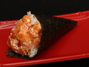 temaki tabasco salmão